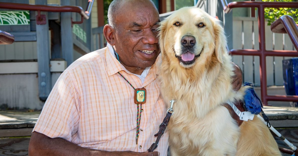 Fate brings gdb client and guide dog guide dogs for the blind
