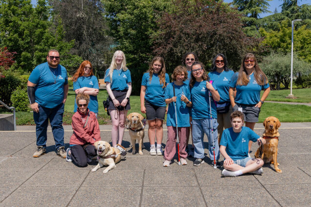 A group photo of GDB staff and Camp GDB participants.